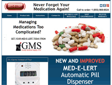 Tablet Screenshot of medelert.net